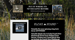 Desktop Screenshot of floatstand.com